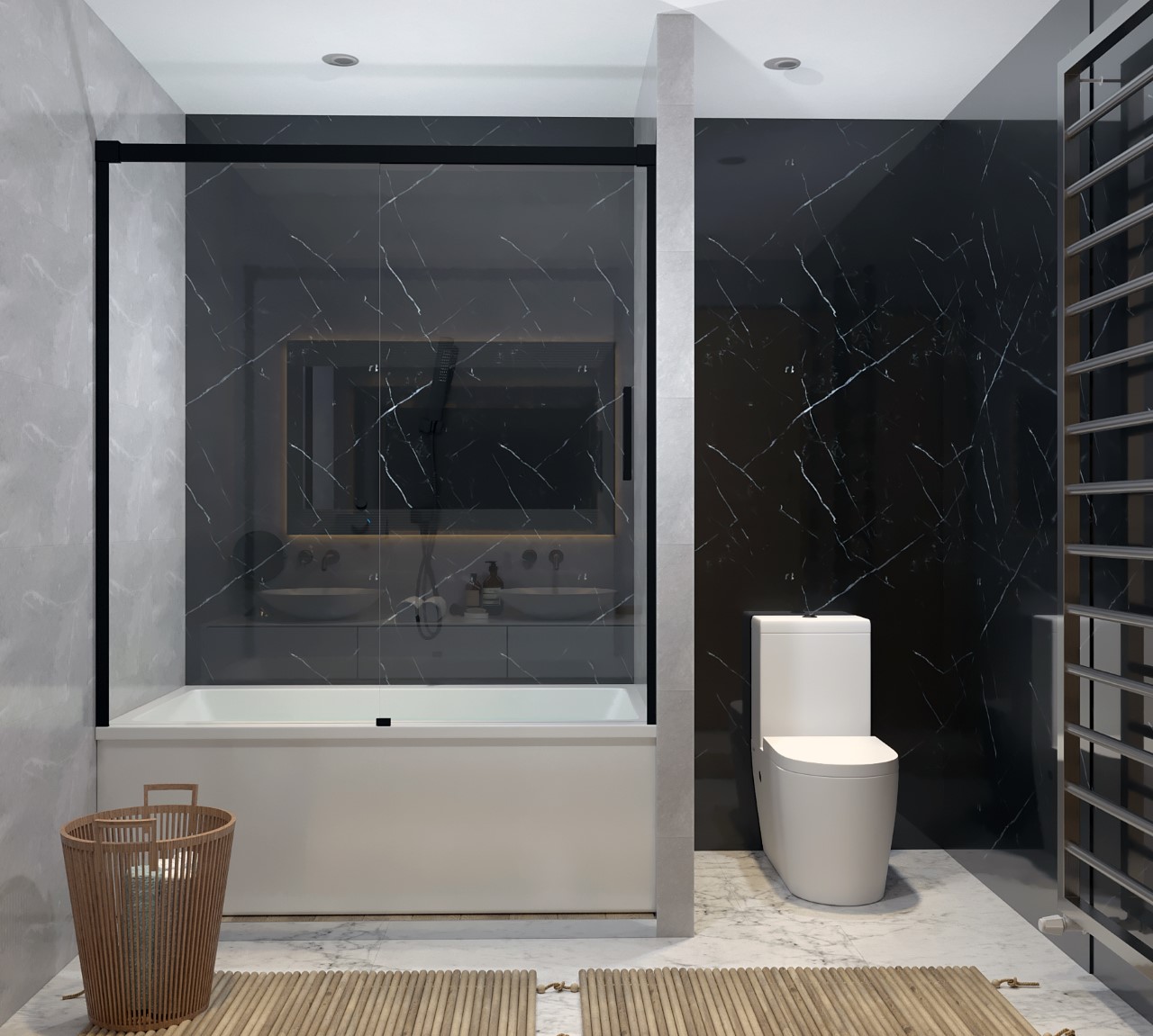 Keystone 2 bedroom master bathroom