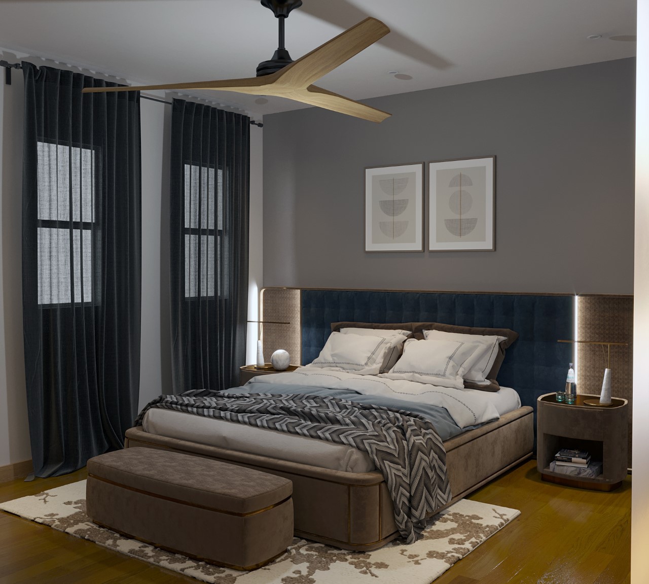 Keystone 2 bedroom master bedroom